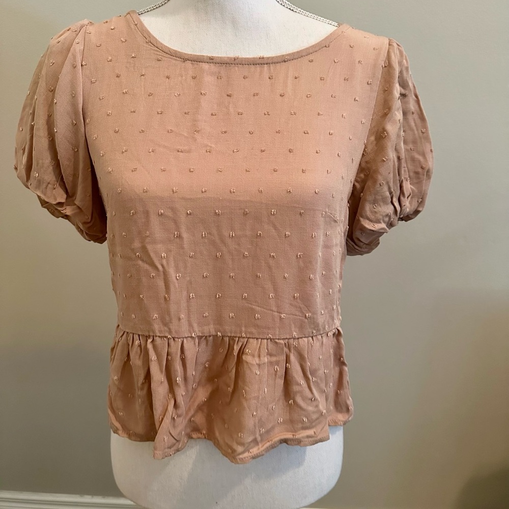 Elegant Tan Women's Top